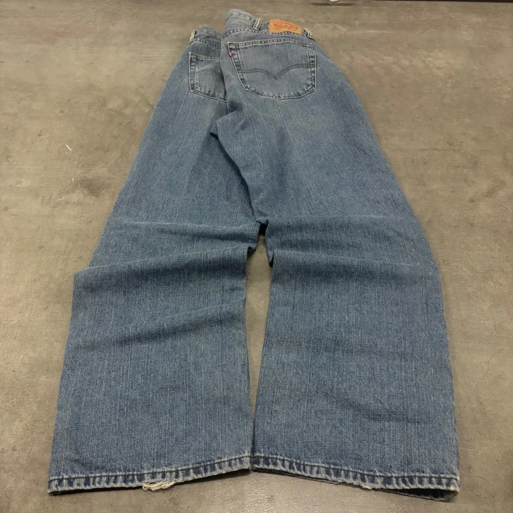 Levi's 559 Relaxed Straight Jeans Mens 38x30 Medium Wash Blue Denim 00559-0179
